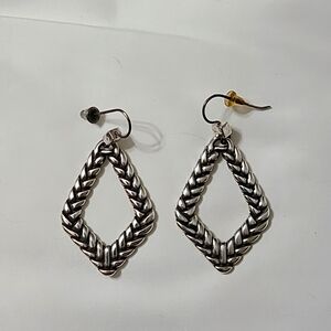 Silver Brighton earrings